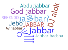 Smeknamn - Jabbar