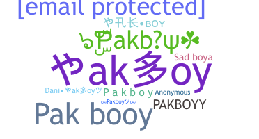 Smeknamn - Pakboy