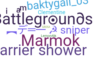 Smeknamn - battlegrounds