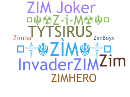 Smeknamn - ZIM