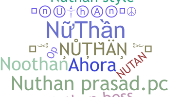 Smeknamn - Nuthan