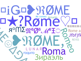 Smeknamn - rome