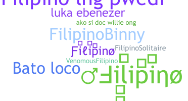 Smeknamn - Filipino