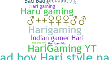 Smeknamn - HariGaming