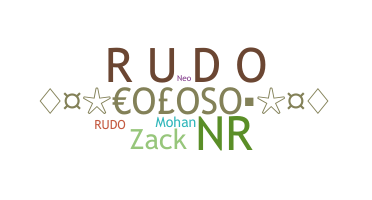 Smeknamn - Rudo