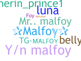 Smeknamn - Malfoy
