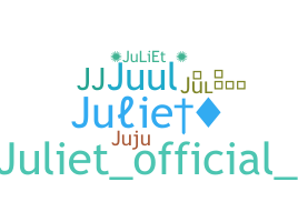 Smeknamn - Juliet