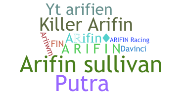 Smeknamn - Arifin