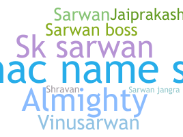 Smeknamn - Sarwan