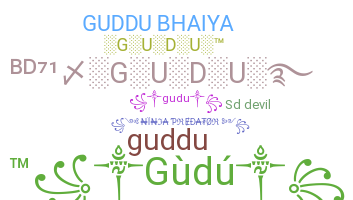 Smeknamn - Gudu