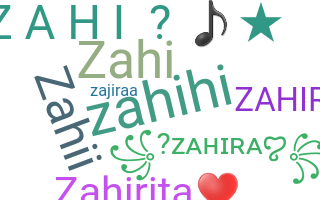 Smeknamn - Zahira