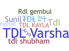Smeknamn - TDL