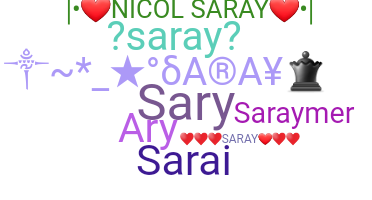 Smeknamn - Saray