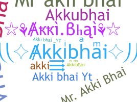 Smeknamn - akkibhai