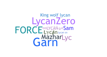 Smeknamn - Lycan