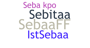 Smeknamn - Sebaa