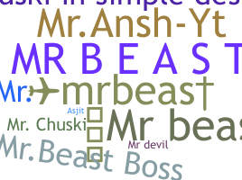 Smeknamn - mr.beast