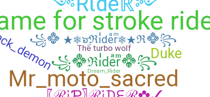 Smeknamn - Rider