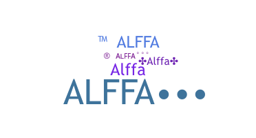 Smeknamn - ALFFA
