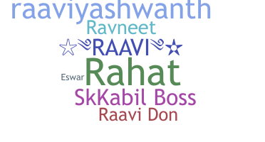 Smeknamn - Raavi