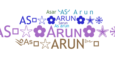 Smeknamn - AsArun