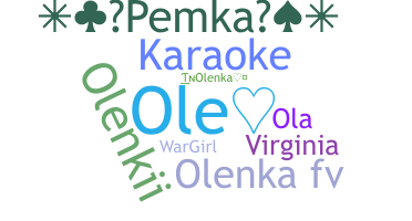 Smeknamn - Olenka