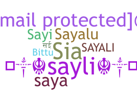 Smeknamn - Sayali
