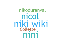 Smeknamn - Nicolle