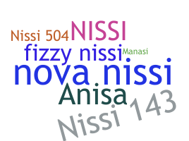 Smeknamn - Nissi