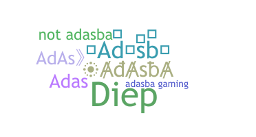 Smeknamn - AdAsBa