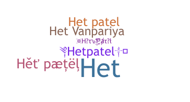 Smeknamn - HetPatel