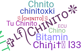 Smeknamn - Chinito