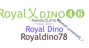 Smeknamn - royaldino