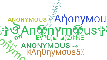 Smeknamn - Anonymous