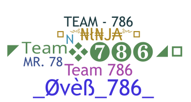 Smeknamn - team786