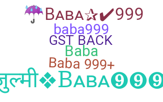 Smeknamn - Baba999