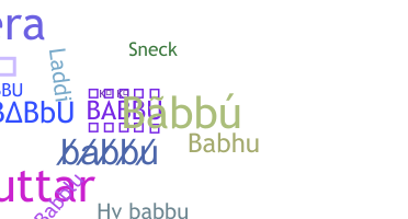 Smeknamn - Babbu