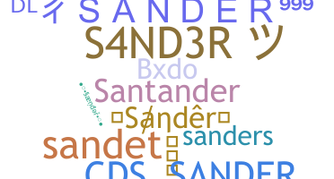 Smeknamn - Sander