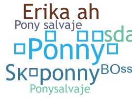 Smeknamn - Ponny