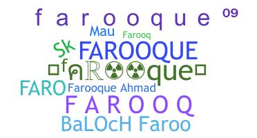 Smeknamn - Farooque