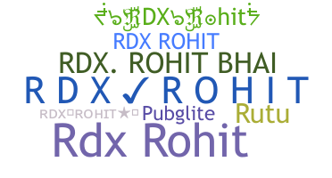 Smeknamn - RDXRohit