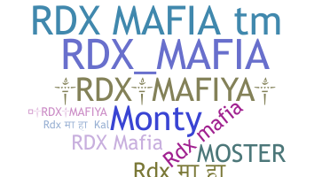 Smeknamn - RDXmafia