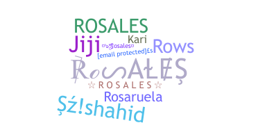 Smeknamn - Rosales