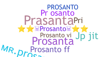 Smeknamn - Prosanto