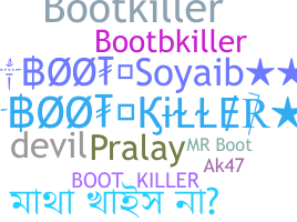 Smeknamn - bootkiller