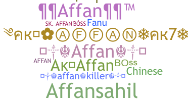 Smeknamn - Affan