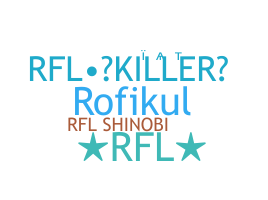 Smeknamn - RFL