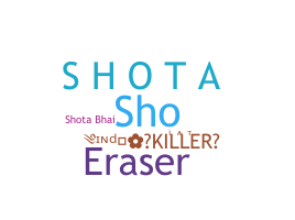 Smeknamn - shota