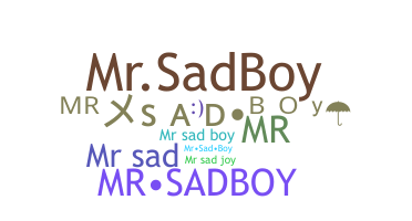 Smeknamn - MrSadBoy