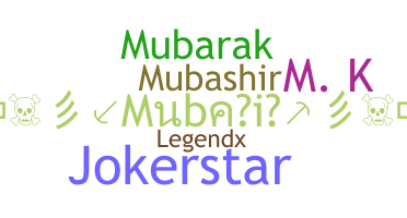 Smeknamn - Mubarik